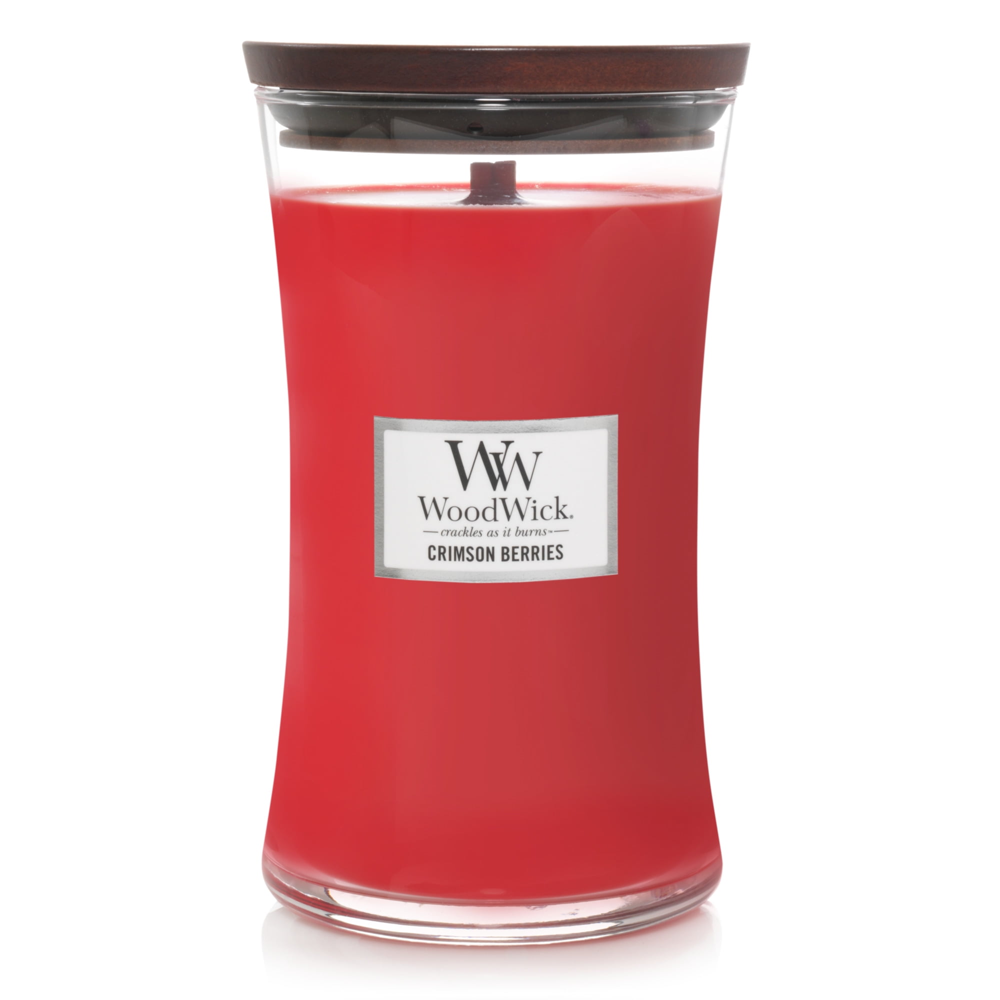 WoodWick Candle CLOSEOUT! WoodWick Medium Holiday Crimson Berries Dancing  Glass Candle - Macy's