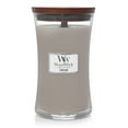 WoodWick Large Hourglass Fireside Candle with Amber Scent and Wooden