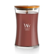 Woodwick Large Hourglass Candle, Cinnamon Chai, 21.5 oz