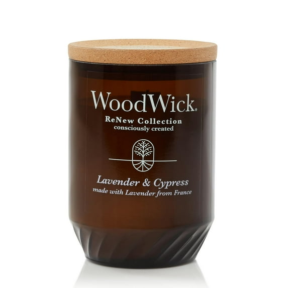WoodWick Lavender & Cypress Renew Candle- Large