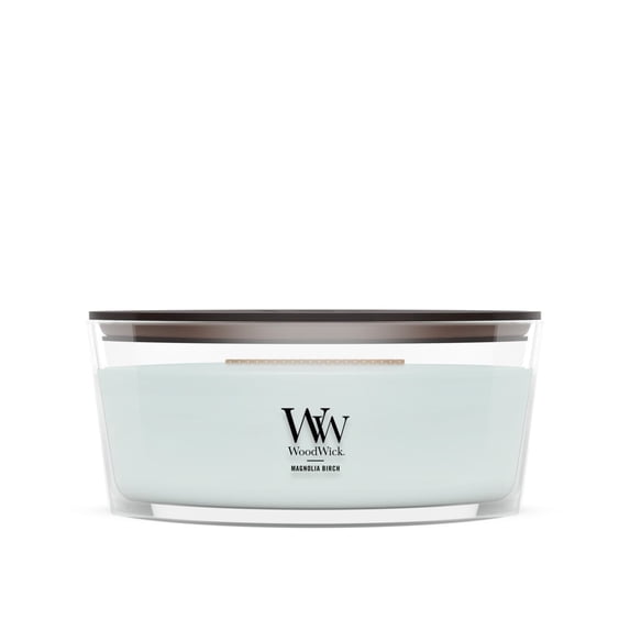 WoodWick Magnolia Birch Ellipse Candle