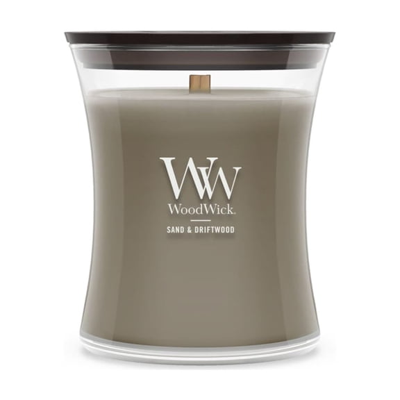 WoodWick Sand & Driftwood Medium Hourglass Candle