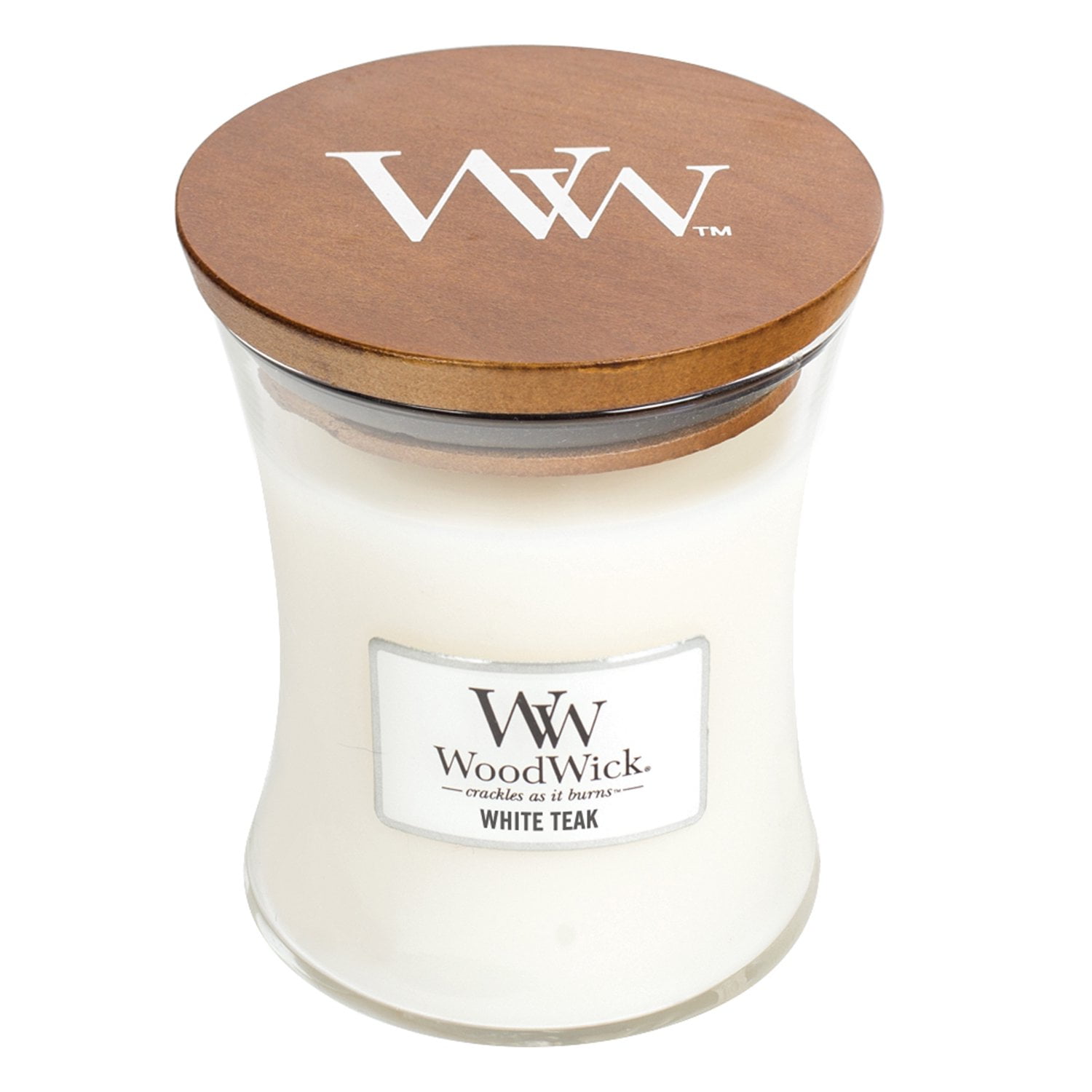 WoodWick Large Hourglass Candle, Shoreline - Premium Soy Blend Wax,  Pluswick Innovation Wood Wick, Made in USA