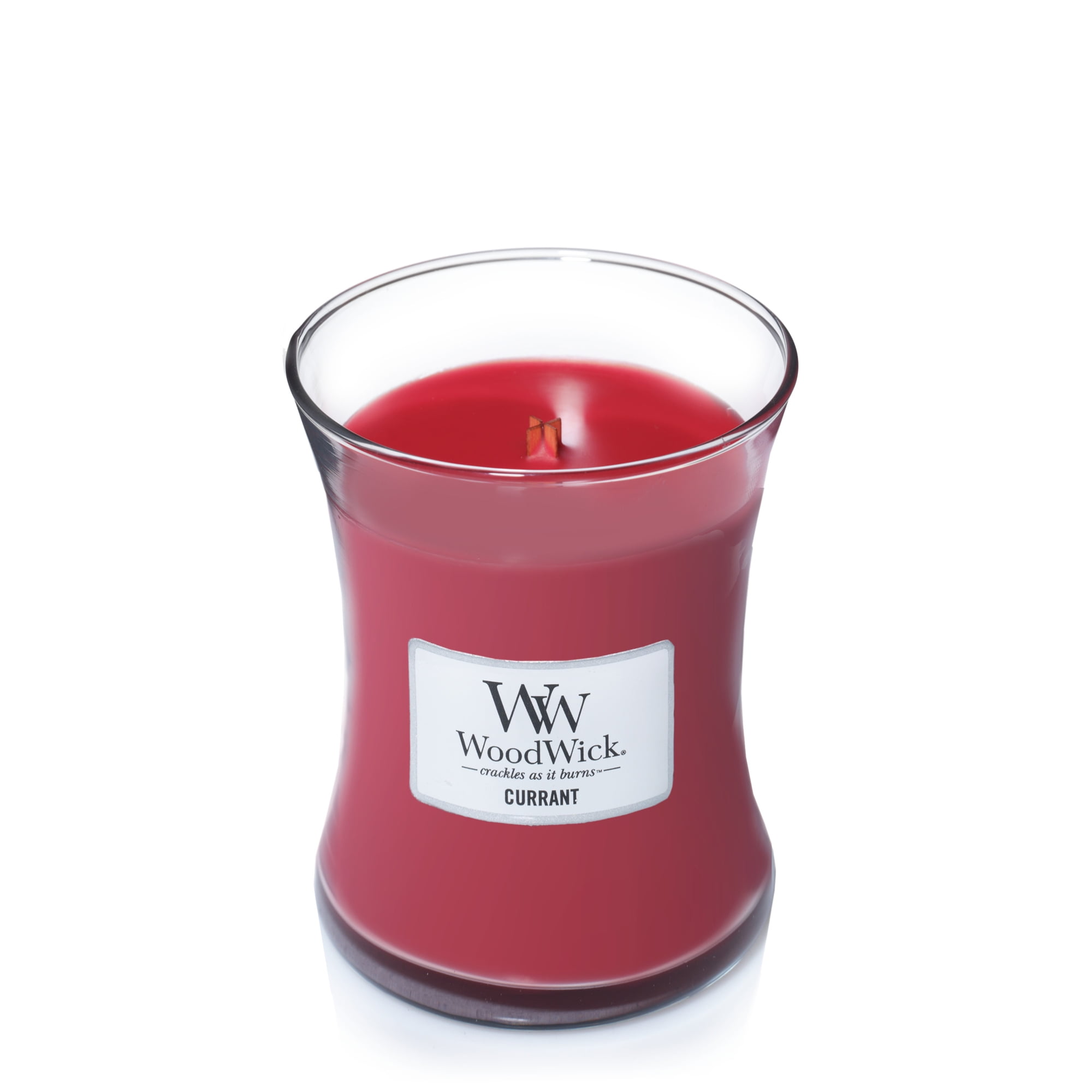 WoodWick Medium Hourglass Scented Candle, Currant