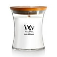 thumbnail image 1 of WoodWick White Tea & Jasmine Scented Medium Hourglass Candle, Crackles as it Burns, Great for gifting, 9.7oz, 1 of 3
