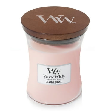 WoodWick Medium Hourglass Scented Candle, Coastal Sunset, 9.7 oz
