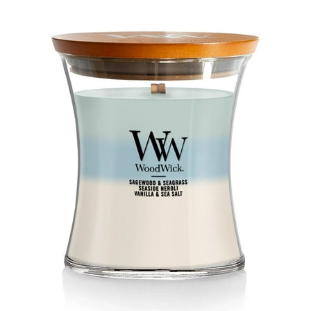 WoodWick Oceanic Trilogy, 9.7 oz Medium Hourglass Trilogy Candle