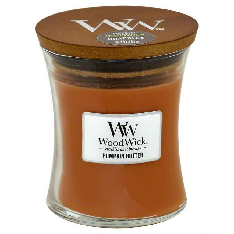  WoodWick Hourglass Candle, Pumpkin Butter Scented