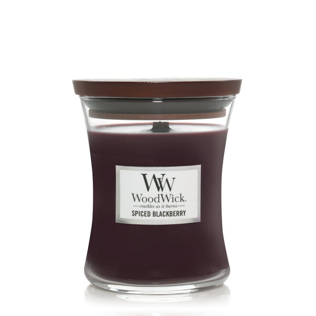 WoodWick Spiced Blackberry - Medium Hourglass Candle