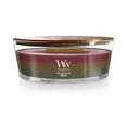 thumbnail image 1 of WoodWick Hearthside Scented Trilogy Ellipse Candle, Crackles at it Burns, Up to 50 hrs burn time, 16oz, 1 of 6
