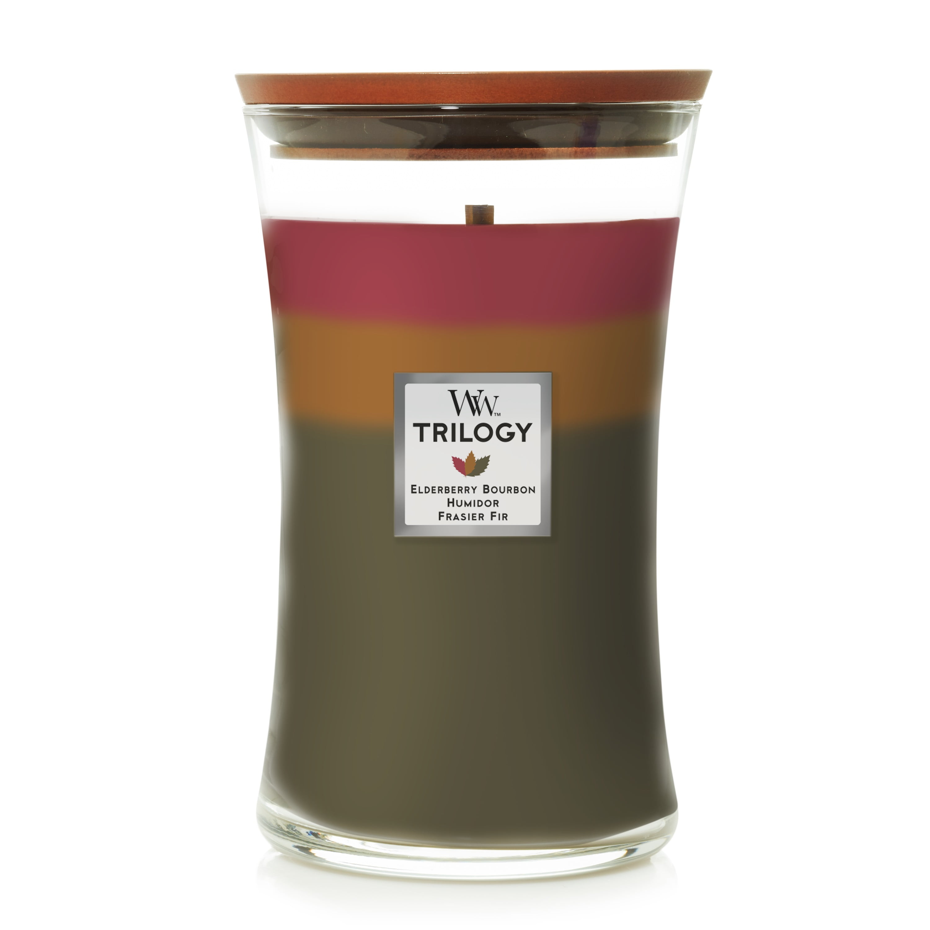 WoodWick Trilogy Hearthside - Large Hourglass Candle - Walmart.com