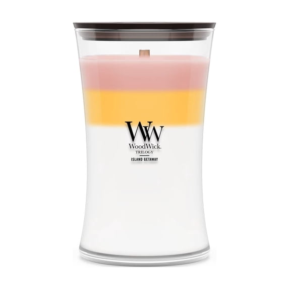 WoodWick Island Getaway Large Hourglass Trilogy Candle