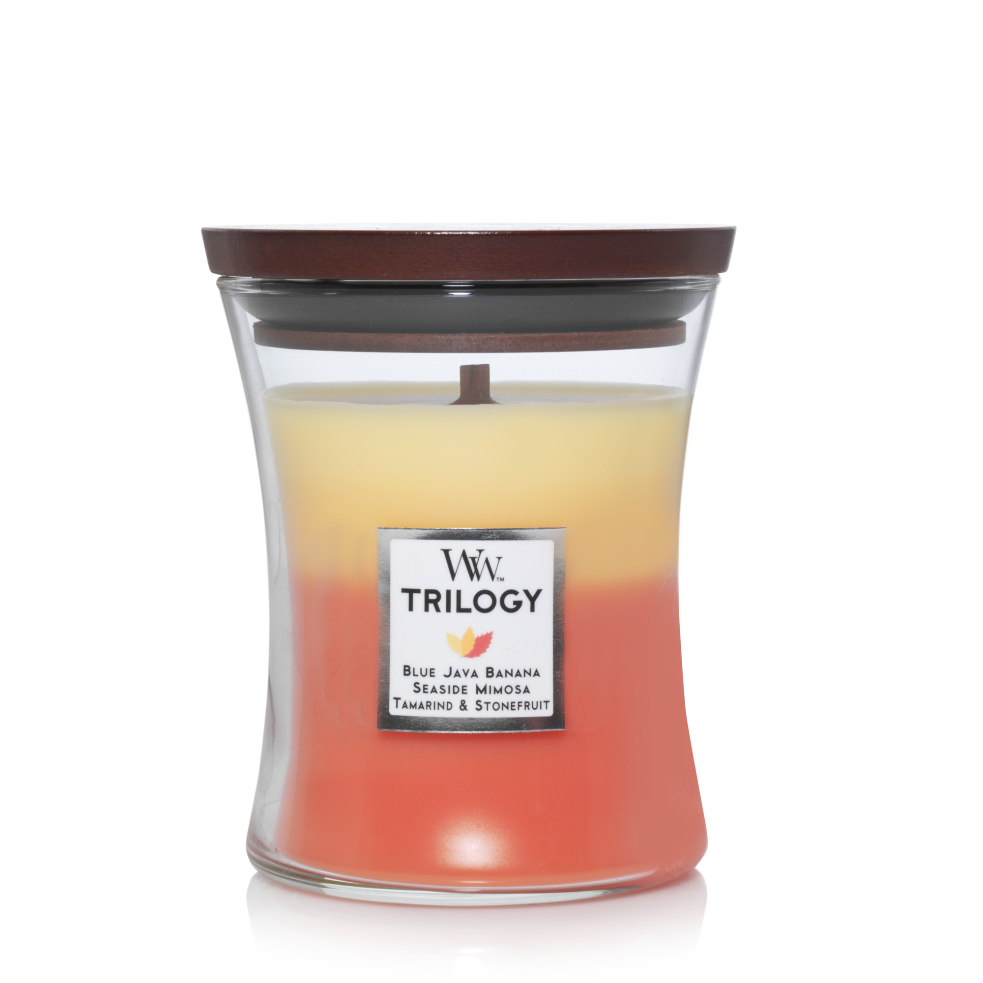 WoodWick Trilogy Tropical Sunrise - 9.7oz  Medium Hourglass Scented Candle - image 1 of 5