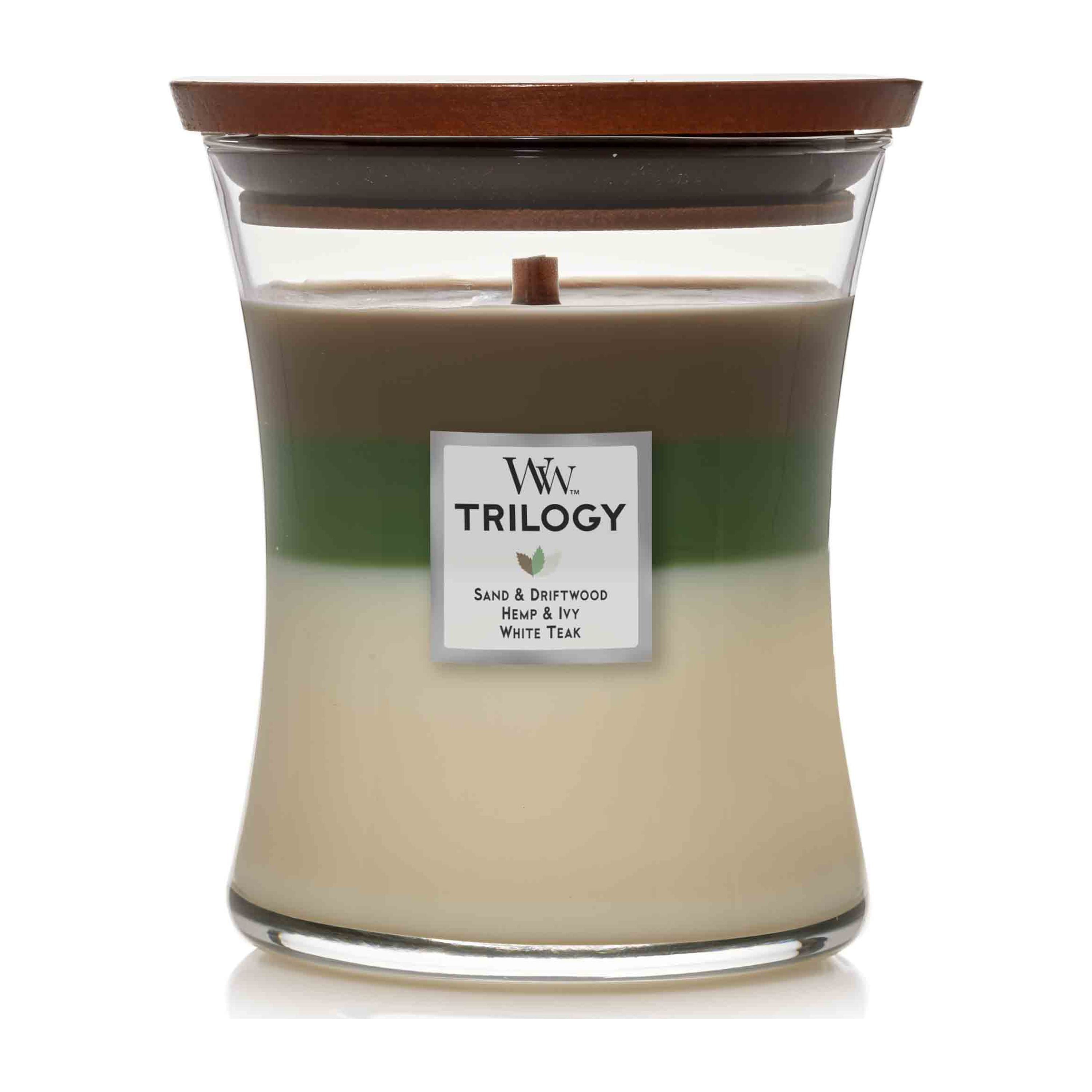 WoodWick Trilogy Verdant Earth Medium Hourglass Candle
