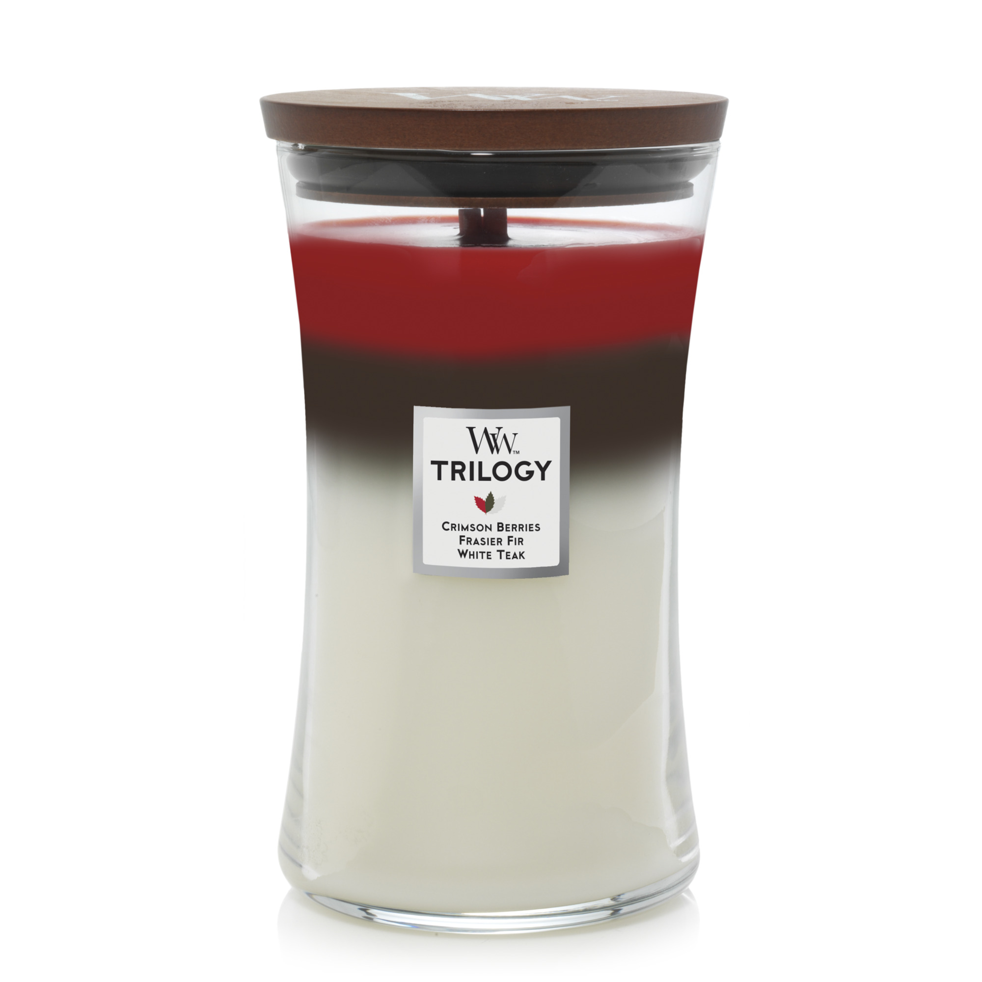 WoodWick Trilogy Winter Garland - Large Hourglass Candle - image 1 of 6