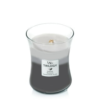 WoodWick Medium Hourglass Candle, Sagewood & Seagrass, 9.7 oz.