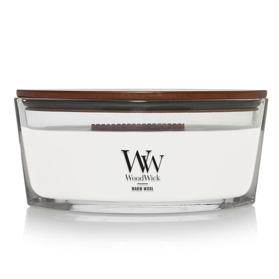 WoodWick Warm Wool Ellipse Candle