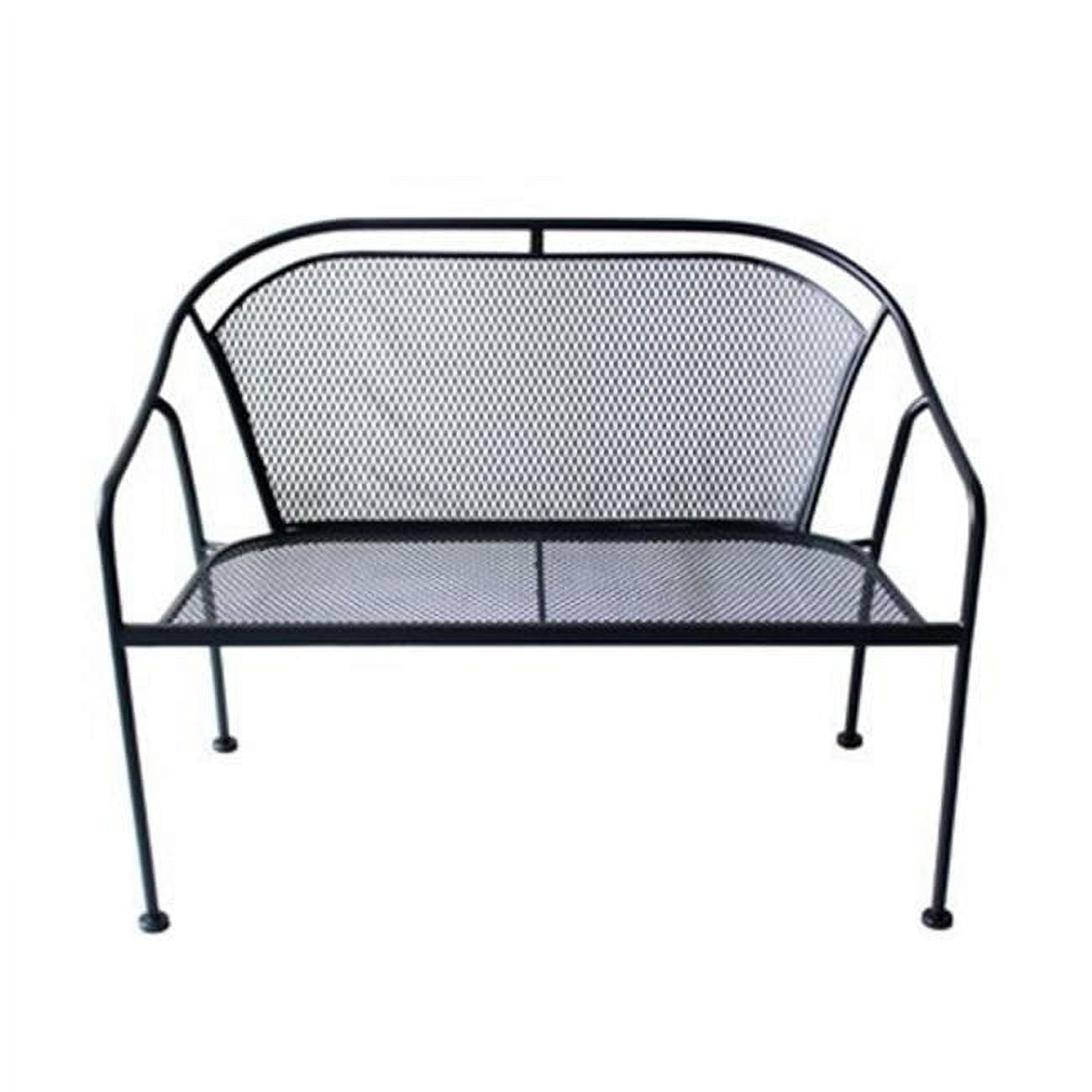 Woodard CM 227459 Uptown Steel Stackable Bench, 41.14 x 23.03 x 31.89 ...