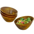 thumbnail image 1 of Woodard & Charles Individual Angle Salad Serving Bowls - Set of 4, 1 of 6