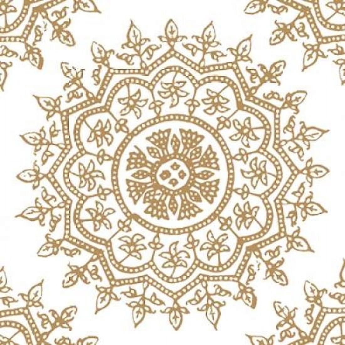 Woodblock Pattern IV Canvas Art - Sabine Berg (24 x 24)