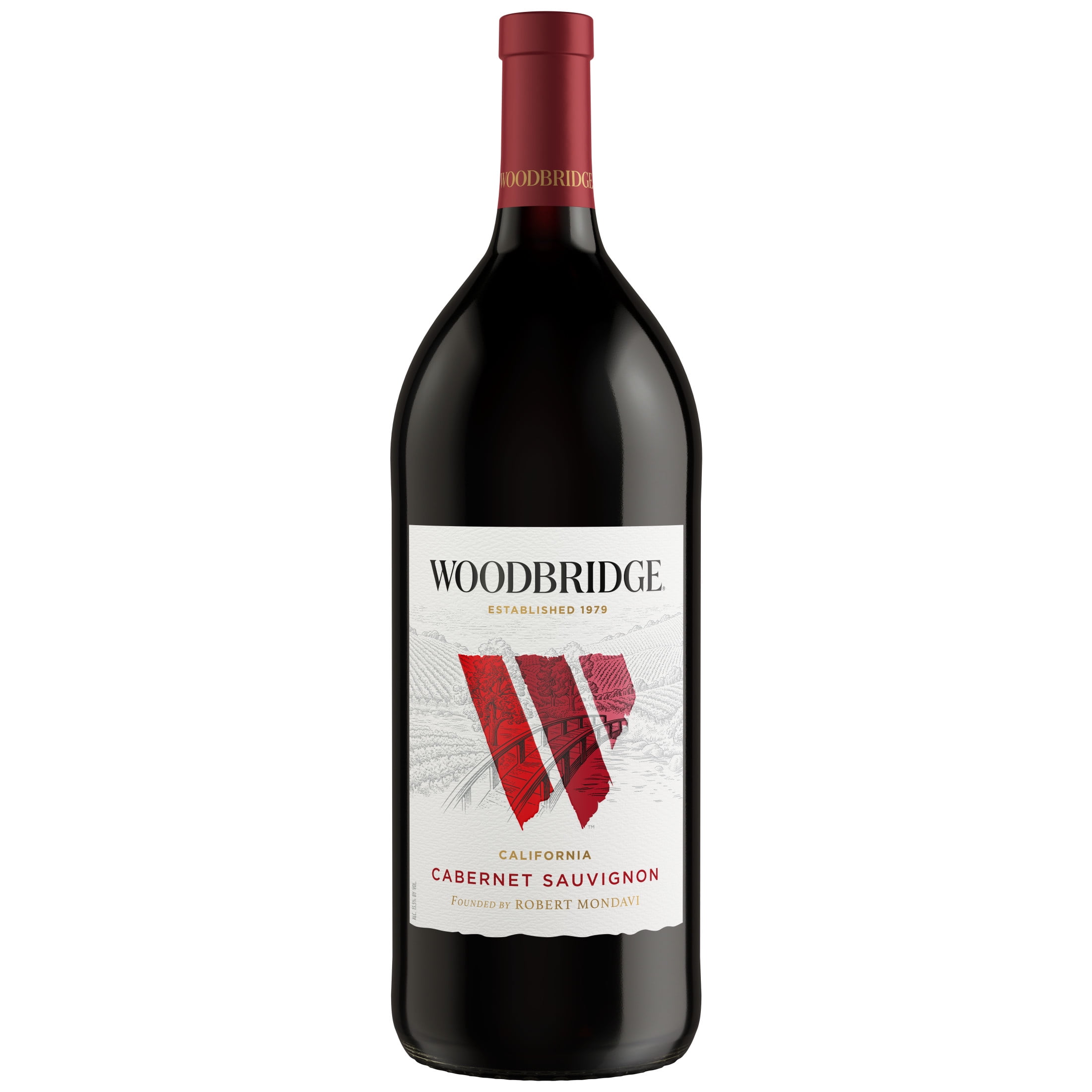 Woodbridge Cabernet Sauvignon Red Wine, 1.5L Bottle, 13.5% ABV