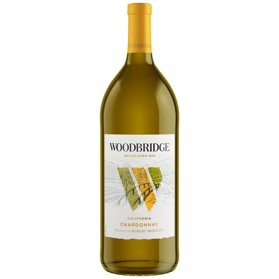 Woodbridge Chardonnay White Wine, 1.5L Bottle, 13.5% ABV