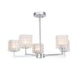thumbnail image 1 of Woodbridge Lighting  18615 Candice 5-light Chandelier frosted crispy glass, 1 of 5
