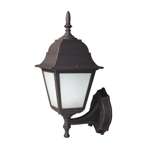 Woodbridge Lighting Basic Energy Saving Outdoor Wall Sconce in Rust Brown