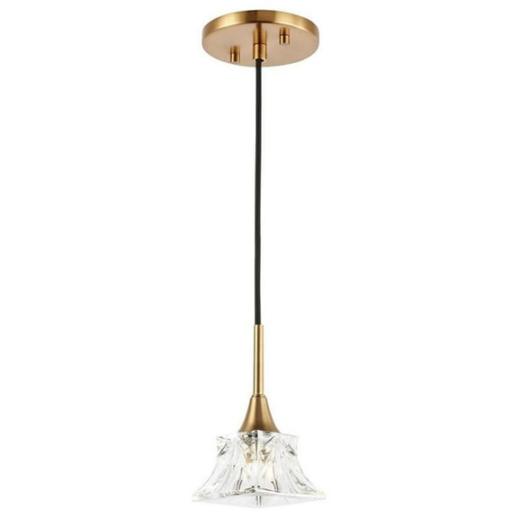 Woodbridge Lighting Christina Transitional Metal Pendants in Brass