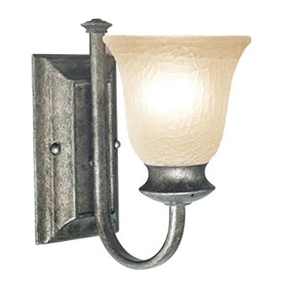 Woodbridge Lighting Dresden 1 Light Steel Wall Sconce in Graystone