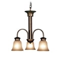 thumbnail image 1 of Woodbridge Lighting Dresden 3-light Steel Metal Chandelier in Bronze, 1 of 2