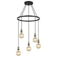 thumbnail image 1 of Woodbridge Lighting Fulton G125 5-Light Metal Chandelier in Antique Brass/Bronze, 1 of 4