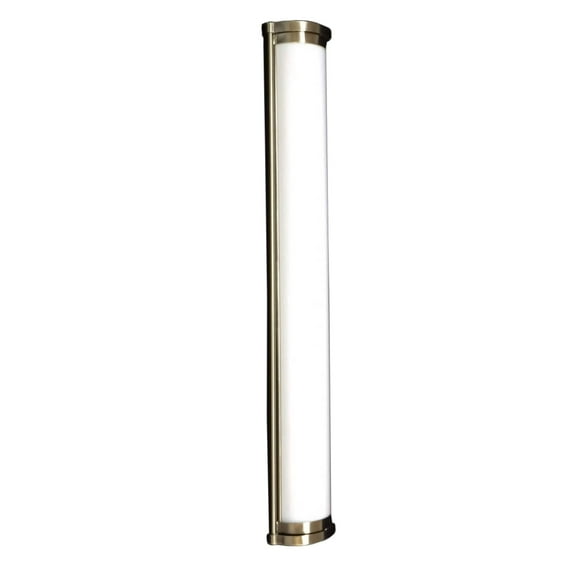 Woodbridge Lighting Greyson 28" Metal Wall Light in Satin Nickel
