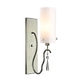 thumbnail image 1 of Woodbridge Lighting Haley 1 Light Wall Sconce in Satin Nickel/Opal Cylinder, 1 of 2