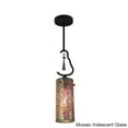 thumbnail image 1 of Woodbridge Lighting Haley 1-light Glass Mini Pendant in Iridescent/Multi-Color, 1 of 5