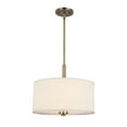 thumbnail image 1 of Woodbridge Lighting Hampton Ridge 5-light Steel & Glass Chandelier in Bronze, 1 of 5