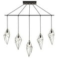 thumbnail image 1 of Woodbridge Lighting Lanning 5-Light Metal Linear Pendant in Antique Brass/Bronze, 1 of 4