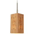thumbnail image 1 of Woodbridge Lighting Light House Symmetry Bamboo Mini-Pendant in Natural/Brass, 1 of 3