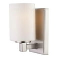 thumbnail image 1 of Woodbridge Lighting Salina 1 Light Steel Bath/Wall Sconce in Satin Nickel, 1 of 3