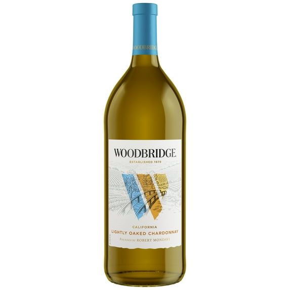 Woodbridge® Lightly Oaked Chardonnay White Wine, 1.5L Bottle, 13% ABV
