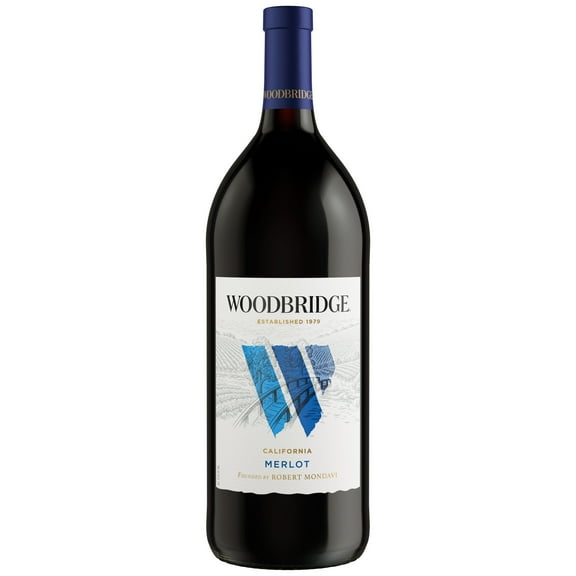 Woodbridge Merlot Red Wine, 1.5L Bottle, 13.5% ABV