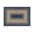 thumbnail image 1 of Woodbridge Rectangular Collection 100% Wool 20' x 30' Rectangle Braided Rug in Blue, 1 of 1