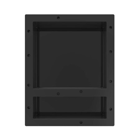 Woodbridge SW1620D Shampoo/Soap Double Niche, Black