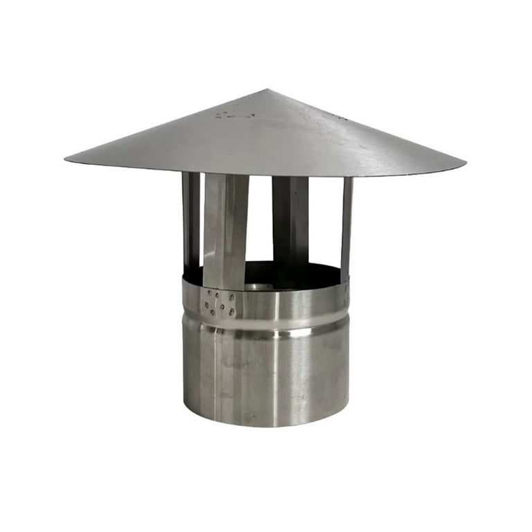 Chimney with Cap, Stainless Steel