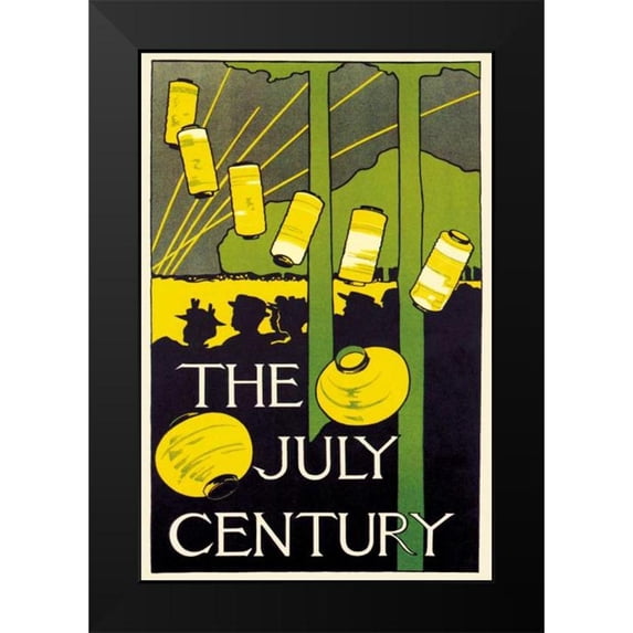 Woodbury, Charles H. 17x24 Black Modern Framed Museum Art Print Titled - The July Century, 1895