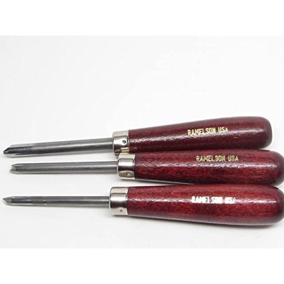 Woodcarvers Eye Punches 3mm 5mm7mm Oval Charature Face Portrait RAMELSON USA