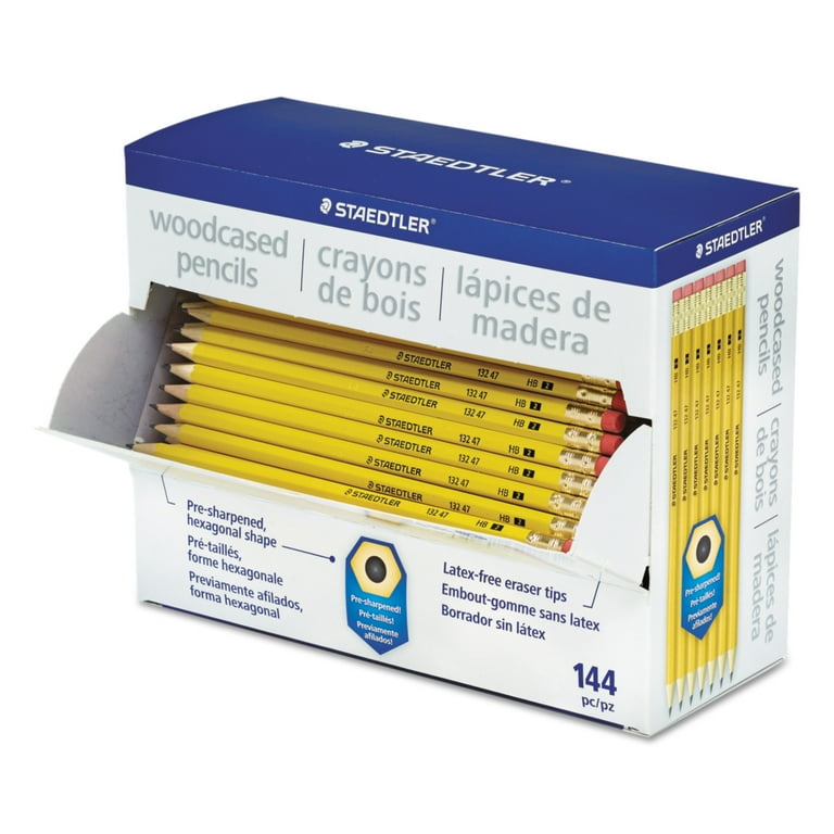 Woodcase Pencil, HB (#2), Black Lead, Yellow Barrel, 144/Pack Woodcase Pencil, HB (#2), Black Lead, Yellow Barrel, 144/Pack