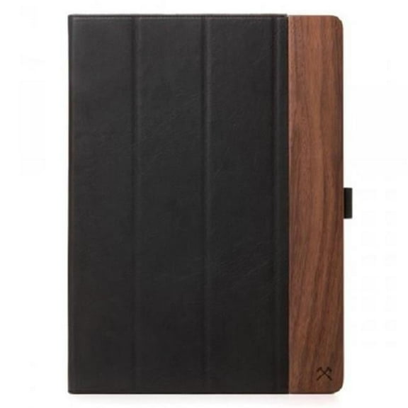 Woodcessories eco193 Universal Walnut Leather Polycarb Microfiber Case for 12.9 in. iPad Pro Fit 2015-2017