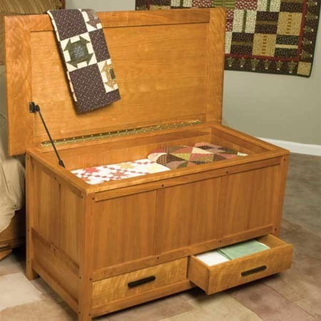 Woodcraft Project Paper Plan To Build Arts & Crafts Blanket Chest - Material Not Included