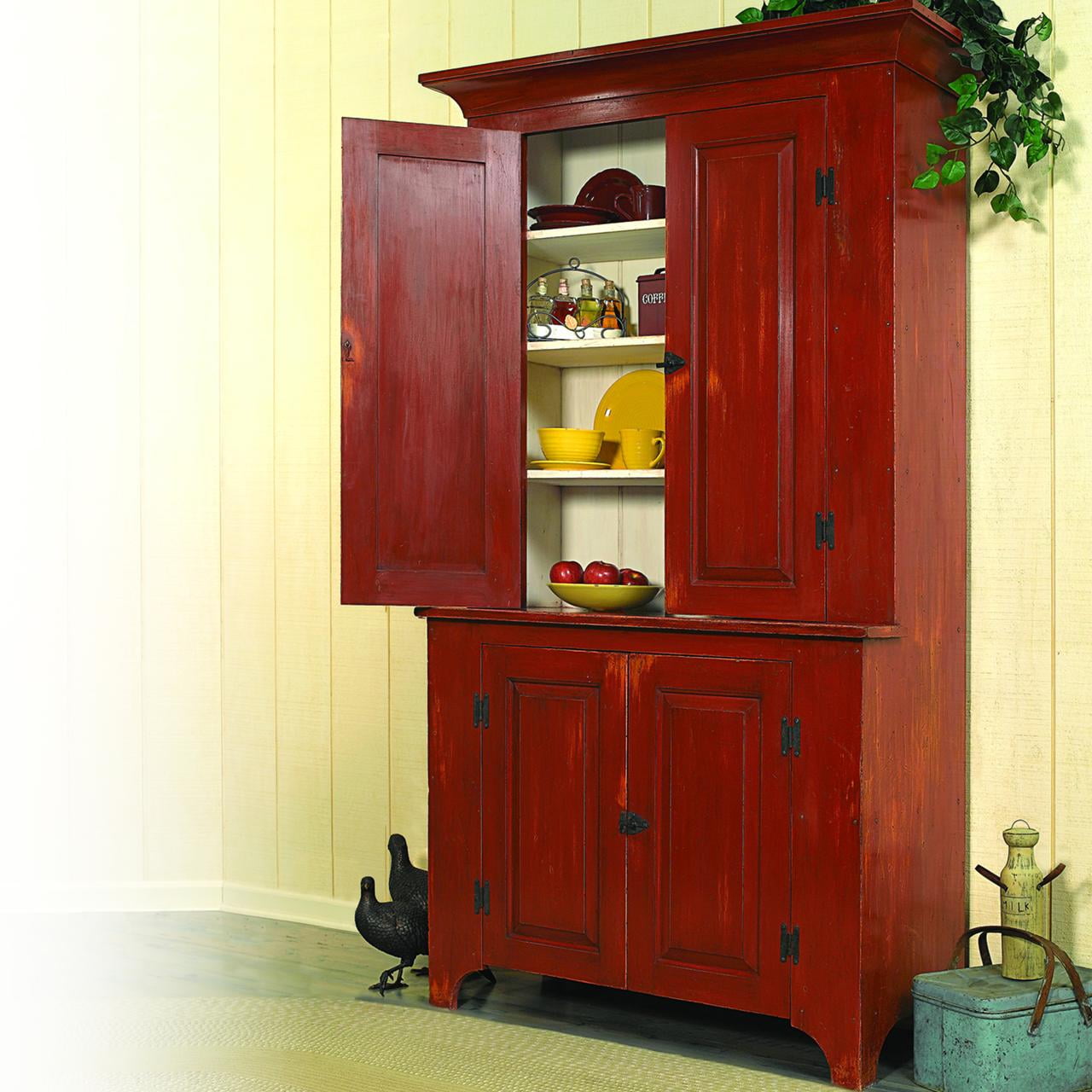 Woodcraft Project Paper Plan to Build Country Classic Stepback Cupboard - Material Not Included
